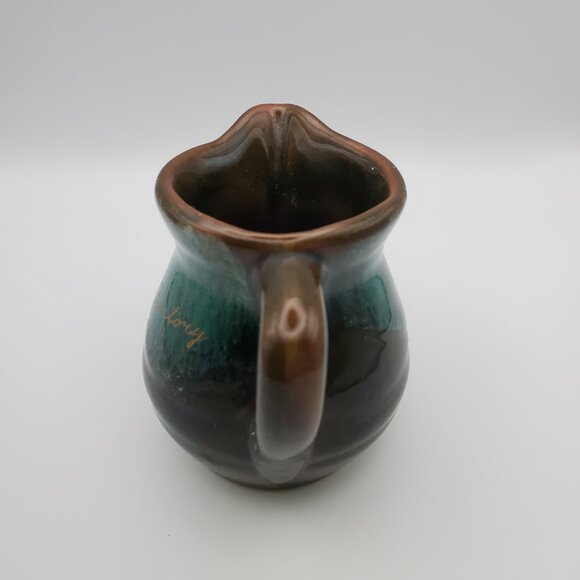 Blue Mountain Style Pottery Milk Server MOOSE FACTORY ONTARIO Marking Glazed - Picture 4 of 9